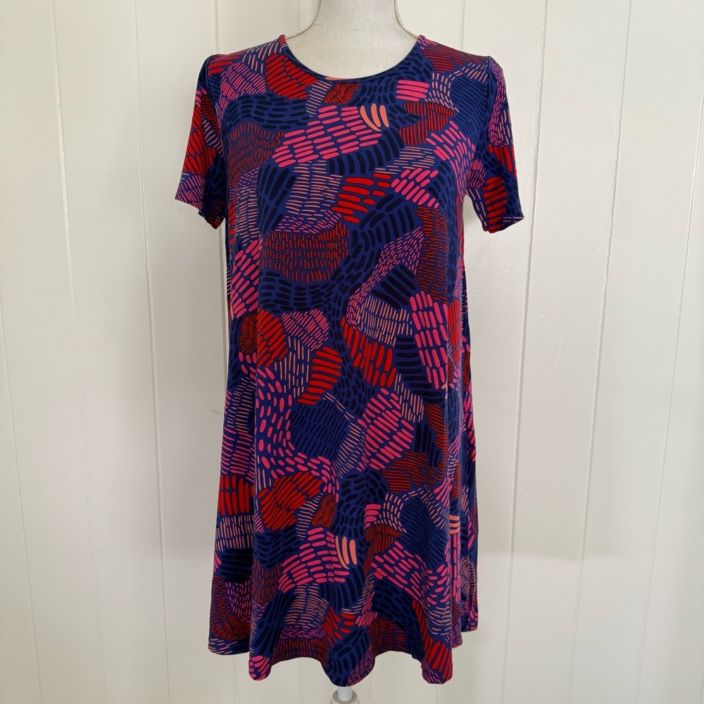 Fighting Eel Dress - Blue Kaleidoscope